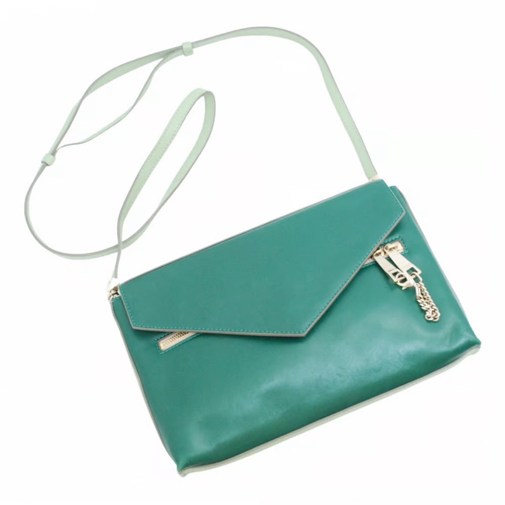 Chloe Cassie Green Envelope/Crossbody/Shoulder bag